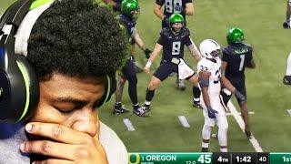 TIRED OF THEM!! #3 Penn State vs #1 Oregon Big 10 Championship REACTION!