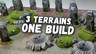 Craft Fantastic Tabletop Terrain: Stones, Craters, Hills