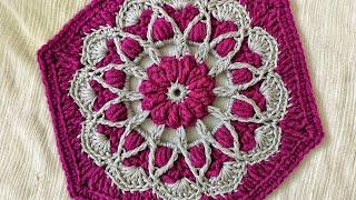 Crochet mandala blanket : A Stunning centerpiece @sara1111Perfect Tutorial