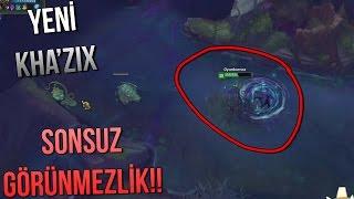 YENİ KHA'ZIX YETENEKLERİ!! SONSUZ VE BEDAVA GÖRÜNMEZLİK!! LoL KHA'ZIX REWORK [GÜNCELLEME]