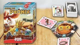 how to play SCHATZ DES PHÖNIX (instructions, gameplay and official rules) | SPIELREGELN TV