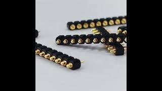 2.54mm single row Straight DIP Spring Pogo Pin  Connector #denentech #connection #connector #pogo
