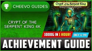 Crypt of the Serpent King 4K - Achievement / Trophy Guide (XSX/PS5) **ONLY $2.99!!**