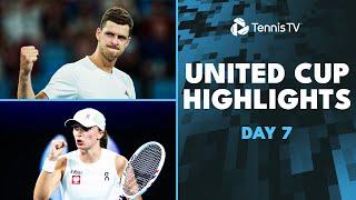 Hurkacz Takes On Harris & Swiatek vs Boulter | United Cup 2025 Day 7 Highlights