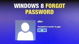 Forgot Windows 8 Password? Reset/Remove/Bypass/Unlock It!