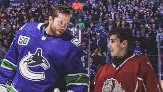 Jeevan's special visit with Jacob Markstrom - Every Kids Dream