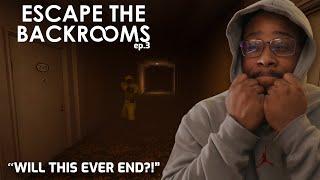 This Game is One HUGE TRAP! Escape The Backrooms pt. 3