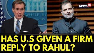 US Hails Vibrant India After Rahul Gandhi's Democracy Attack | Congress Vs BJP | PM Modi | News18