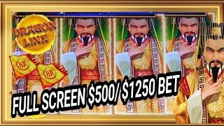 Wow! Great Full Screen Jackpot Won at Dragon Link Slot | $500/ $1250 Bet