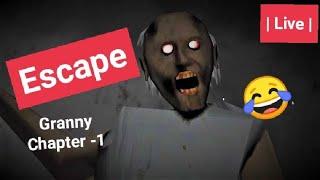 Granny chapter-1 horror game live escape || Awais Boss Gaming