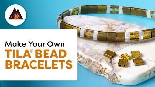 Trendy Diy: Create Your Own Stylish Tila Bead Bracelet!