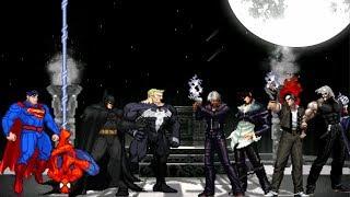 [KOF Mugen] Marvel & DC Comics Team VS. White Flames Team