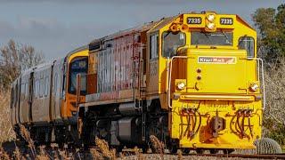 KiwiRail's DC, DFB & DL Locomotives in Action (4K)