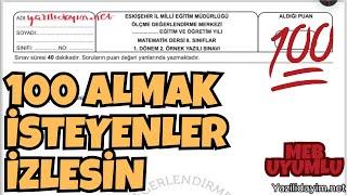 8.Sınıf Matematik 1.Dönem 2.Yazılı