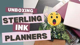 Unboxing Sterling Ink Notebooks & A5 Common Planners - Stationery Haul