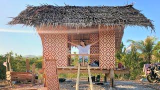 THEY BUILT THEIR OWN BAMBOO HOUSE! | Off grid couple building a bamboo house in the Philippines