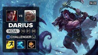 Darius vs Ambessa Top - EUW Challenger - Patch 14.22 Season 14