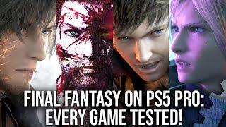 Final Fantasy on PS5 Pro - Rebirth/14/16/Stranger of Paradise - Every FF Game Tested!