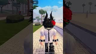 Money or me? Love story roblox️ #roblox #shorts