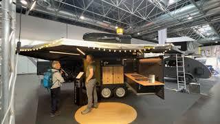 Blackcamp Campinganhanger Feeda Offroad 2024 Walkaround - Caravan Salon 2023 Dusseldorf