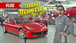 I'm a Ferrari technician at Naza Italia... for a day! - AutoBuzz.my