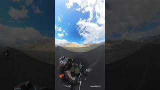 Biking Through Paradise in 360° |Mountains+Clear Blue Skies #ladakh #himalayas #live #life #telugu