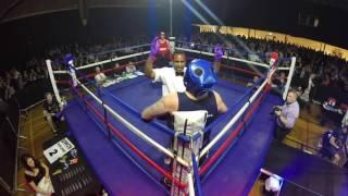 Ultra White Collar Boxing Reading Ring 1 | Lee Cox VS Big Deal Will
