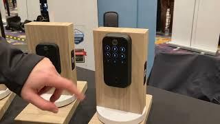 The new Yale Assure Fingerprint #SmartLock in action at #CES2024