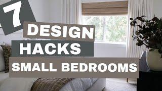 7 TOP SMALL BEDROOM DESIGN HACKS!