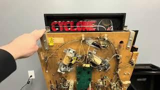 Williams Cyclone Pinball Machine Rebuild 1