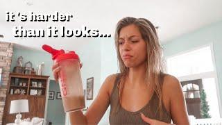 *dramatic* teenager tries a 3 day shake cleanse