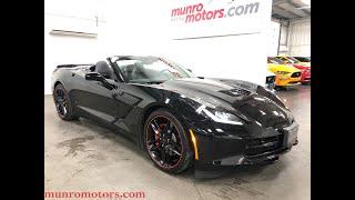 2016 Corvette Convertible 3LT Carbon Fibre Navigation Munro Motors