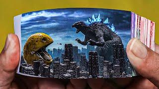 Godzilla Vs Pac-Man Flip Book