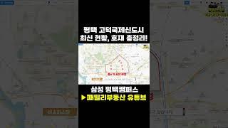 평택 고덕신도시 주요호재 총정리! 삼성평택캠퍼스, 국제학교, 알파탄약고, 함박산공원 등 #shorts