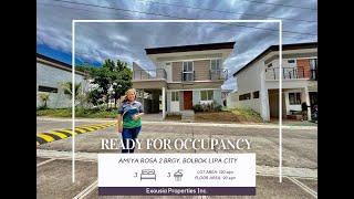 Ready For Occupancy House And Lot in Lipa Batangas | Amiya Rosa 2 | Veridian Deluxe | Complete Unit