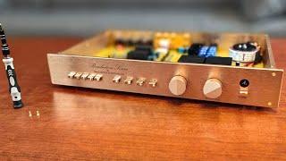 FM Acoustics FM255 preamplifier clone first look - all that GOLD!