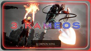 Using 3 different kameos with Scorpion  - Mortal Kombat 1 Gameplay