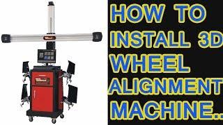 HOW TO INSTALL WHEEL ALIGNMENT MACHINE BY TECH FANATICS