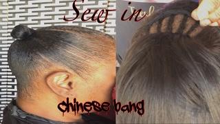 D.i.y sew- in Chinese bang NO LEAVE OUT