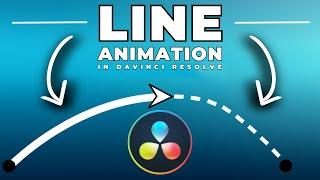 How To ANIMATE LINES In Davinci Resolve