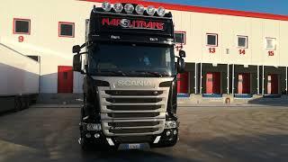 2019 Scania R490 4x2 V8 Power (Black-Red Edition) Italian Style Old Generation