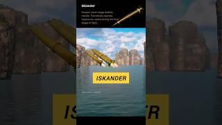 Iskander Best Ballistic-shot range hypersonice missile||Tamil #modernwarshipbattle #shorts