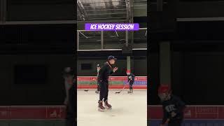 Ice hockey session #trendingshorts #ytshorts #iceskating #iskate #icehockey #youtubeshorts #skating