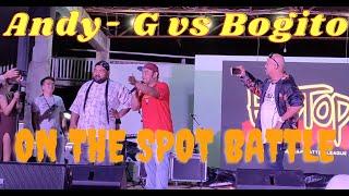 On The Spot Freestyle Acapella Bogito vs Andy G (Dinagat Island)