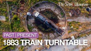 A hidden relic from Raleigh’s past: this 1883 railroad turntable  still spins locomotives