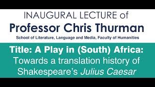 A play in (South) Africa: Towards a translation history of Julius Caesar