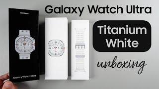 Galaxy Watch Ultra White (Unboxing and On-Wrist)