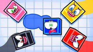 Sonic Plays 100 Player Color Fight With MY FRIENDS...