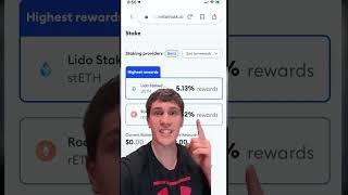 Earn Passive Income In 2023 With MetaMask  #crypto #ethereum #passiveincome #staking