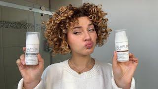 Is the new Olaplex No.5 leave-in BETTER than the No.6 Bond Smoother? FULL curly hair styling routine